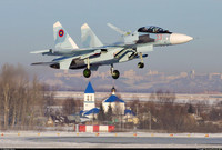 [ẢNH] Hàng loạt Su-30SM của Nga sẵn sàng ở biên giới