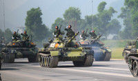 Uy lực xe tăng T-62 Việt Nam xuất hiện trong tổng duyệt sự kiện A80