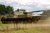 [ẢNH] Xe tăng hạng nhẹ trang bị pháo ‘khủng’ của Nga trong cơn lận đận