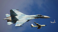 Nga điều tiêm kích Su-27 bay giám sát trinh sát cơ P-3C Orion của Đức