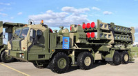Lo pháo HIMARS Ukraine tập kích, Nga triển khai 'rồng lửa' S-350 Vityaz bảo vệ căn cứ không quân