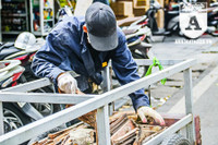 [ẢNH] Người lao động nhọc nhằn mưu sinh dưới thời tiết oi nóng của Hà Nội