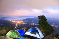 [ẢNH] Ngắm thời khắc bình minh tuyệt đẹp giữa 'biển mây' trên đỉnh núi Bà Đen