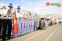 [ẢNH] Chiến hạm Việt Nam vượt qua đội Trung Quốc tại Army Games 2021