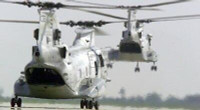 [ẢNH] Mỹ phá hủy 7 trực thăng CH-46E sau khi chúng buộc phải bỏ lại Kabul