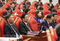 Hình ảnh Tổng Bí thư Nguyễn Phú Trọng chủ trì khai mạc hội nghị Trung ương 8