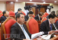 Hình ảnh Tổng Bí thư Nguyễn Phú Trọng chủ trì khai mạc hội nghị Trung ương 8