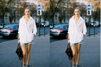 [ẢNH] 8 cách phối đồ với sơ mi trắng sành điệu như dàn sao thế giới