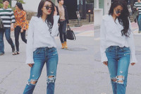 [ẢNH] 8 cách phối đồ với sơ mi trắng sành điệu như dàn sao thế giới