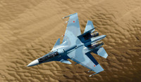 [ẢNH] Su-30SM Nga áp sát buộc F-35 NATO phải đổi hướng bay