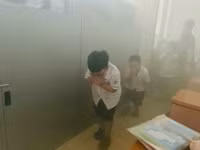 Học sinh quận Ba Đình trải nghiệm thực hành kỹ năng phòng cháy, chữa cháy