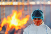 [ẢNH]: Đại dịch Covid 19 và những lò hỏa táng lộ thiên ở Ấn Độ