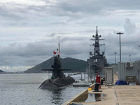 [ẢNH] Sức mạnh tàu khu trục Nhật Bản đang tập trận trên biển Đông