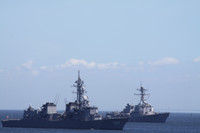 [ẢNH] Sức mạnh tàu khu trục Nhật Bản đang tập trận trên biển Đông