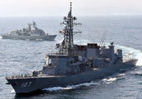 [ẢNH] Sức mạnh tàu khu trục Nhật Bản đang tập trận trên biển Đông