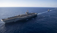 [ẢNH] Siêu tàu sân bay Mỹ đi vào biển Đông, tín hiệu mạnh mẽ tới Trung Quốc