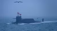Tàu ngầm hạt nhân Trung Quốc đi nổi bất thường qua eo biển Đài Loan