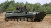'Rồng lửa đa đầu' UR-77 Nga đã tiến sát biên giới Ukraine