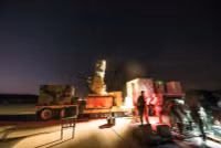 [ẢNH] Hệ thống phòng không Mỹ khai hỏa đỏ rực đánh chặn rocket tại Iraq