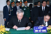 Những dòng sổ tang xúc động tiễn biệt Tổng Bí thư Nguyễn Phú Trọng
