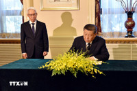 Tổng Bí thư, Chủ tịch Trung Quốc Tập Cận Bình viếng Tổng Bí thư Nguyễn Phú Trọng