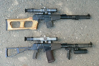 [ẢNH] 'Sát thủ bắn tỉa' VSS Nga được nhìn thấy trong tay quân ly khai Ukraine