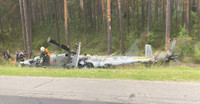 Trực thăng quân sự rơi ở Belarus, nghi là 'xe tăng bay' Mi-24 của Nga
