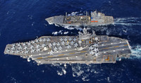 Siêu tàu sân bay duy nhất trong lịch sử nước Mỹ bị chìm xuống biển sâu