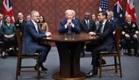 Mỹ, Anh, Úc công bố thỏa thuận lịch sử về tàu ngầm hạt nhân lớp Virginia