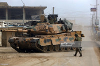 Chiến đấu cơ Nga tấn công trực diện phá hủy xe tăng Thổ Nhĩ Kỳ tại Syria