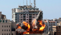 [ẢNH] Lý do không kích đánh sập tòa báo Gaza vừa được Israel tiết lộ
