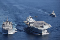 [ẢNH] Siêu tàu sân bay 4 tỷ USD của Anh sẵn sàng chiến đấu