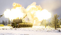 Phần Lan kéo xe tăng và siêu pháo tự hành K-9 'thần sấm' tới sát biên giới Nga