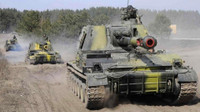 Ukraine dùng pháo tự hành 2S3 Akatsiya khai hỏa dữ dội vào quân Nga