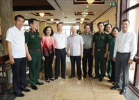 Hình ảnh Tổng Bí thư Nguyễn Phú Trọng chủ trì Hội nghị Quân ủy Trung ương 