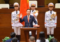 Hình ảnh Quốc hội khóa XV bỏ phiếu bầu Chủ tịch nước nhiệm kỳ 2021-2026