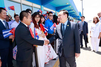 Hình ảnh Chủ tịch Quốc hội Vương Đình Huệ bắt đầu thăm chính thức Cuba