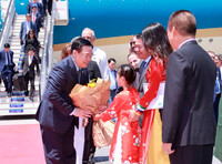 Hình ảnh Chủ tịch Quốc hội Vương Đình Huệ bắt đầu thăm chính thức Cuba