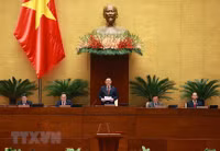 Hình ảnh Quốc hội khóa XV bỏ phiếu bầu Chủ tịch nước nhiệm kỳ 2021-2026
