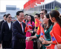 Hình ảnh Chủ tịch nước Võ Văn Thưởng thăm Cộng hòa Dân chủ Nhân dân Lào