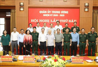 Hình ảnh Tổng Bí thư Nguyễn Phú Trọng chủ trì Hội nghị Quân ủy Trung ương 