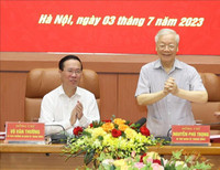 Hình ảnh Tổng Bí thư Nguyễn Phú Trọng chủ trì Hội nghị Quân ủy Trung ương 