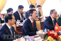 Hình ảnh Chủ tịch nước Võ Văn Thưởng thăm Cộng hòa Dân chủ Nhân dân Lào