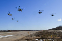 [ẢNH] Dàn trực thăng cực khủng của Nga diễn tập cho ngày 9/5