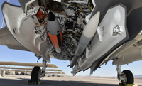 Tiêm kích F‑35A Mỹ phóng thử nghiệm thành công bom hạt nhân B61‑12
