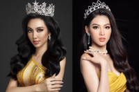 [ẢNH] Sắc vóc 'một chín một mười’ của Á hậu Ngọc Thảo và Thuỳ Tiên - người kế nhiệm Miss Grand Vietnam 2021