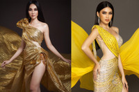 [ẢNH] Sắc vóc 'một chín một mười’ của Á hậu Ngọc Thảo và Thuỳ Tiên - người kế nhiệm Miss Grand Vietnam 2021