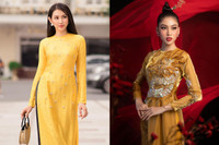 [ẢNH] Sắc vóc 'một chín một mười’ của Á hậu Ngọc Thảo và Thuỳ Tiên - người kế nhiệm Miss Grand Vietnam 2021