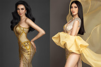[ẢNH] Sắc vóc 'một chín một mười’ của Á hậu Ngọc Thảo và Thuỳ Tiên - người kế nhiệm Miss Grand Vietnam 2021