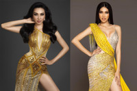 [ẢNH] Sắc vóc 'một chín một mười’ của Á hậu Ngọc Thảo và Thuỳ Tiên - người kế nhiệm Miss Grand Vietnam 2021